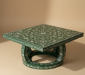 The Emerald Vine Bone Inlay Coffee Table