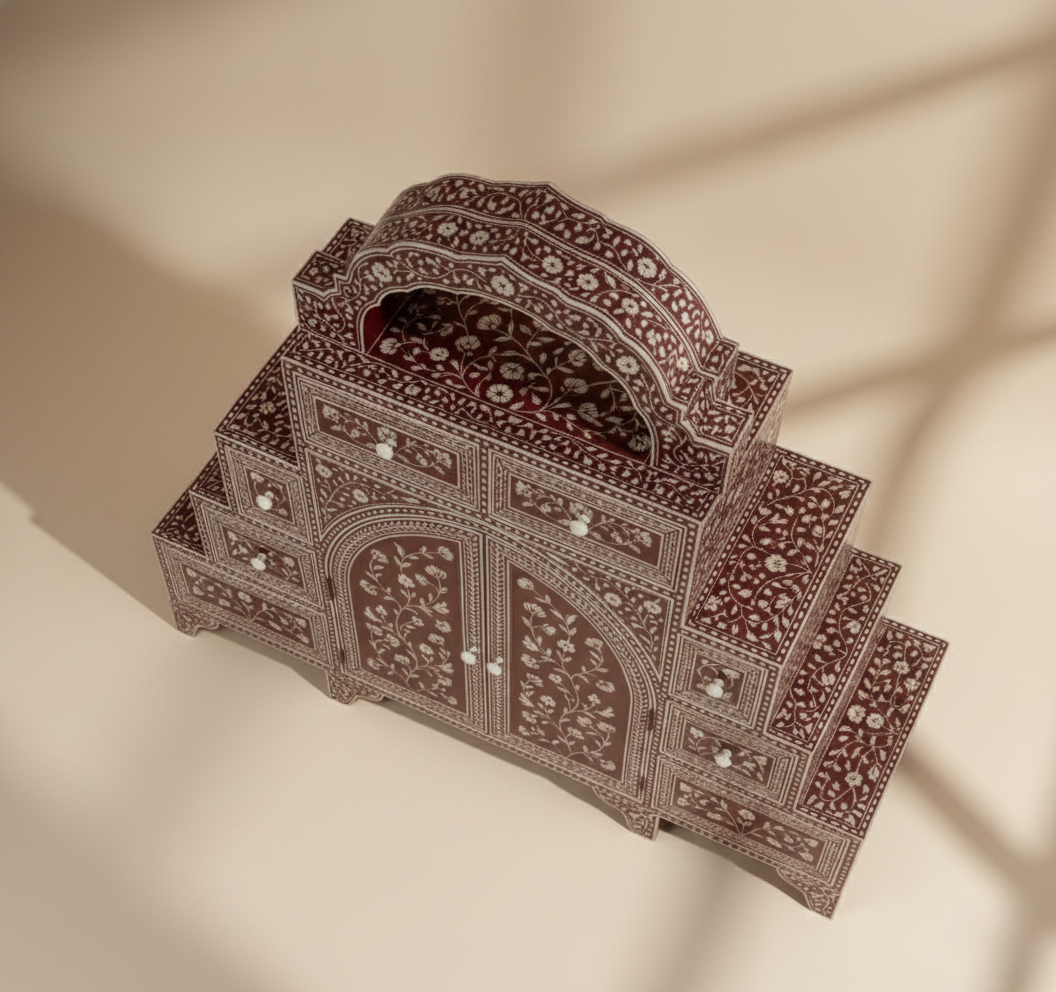 The Rajwadi Step-Arch Credenza