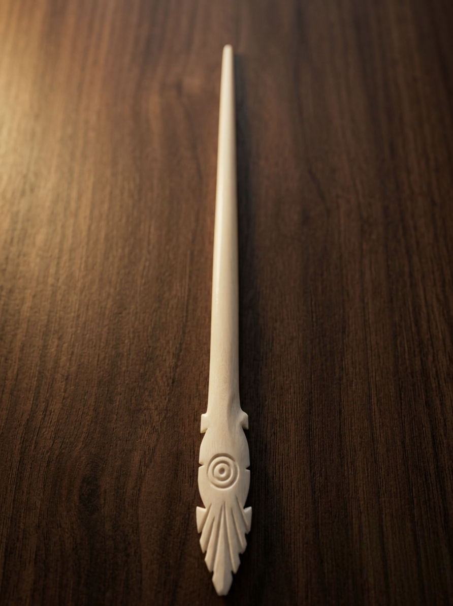 The Zenith Spire Hair Pin Bone