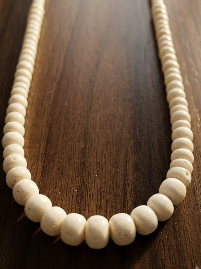 Serene Strand Bone Necklace