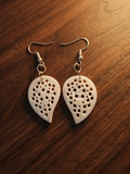 Laceleaf Bone Earrings