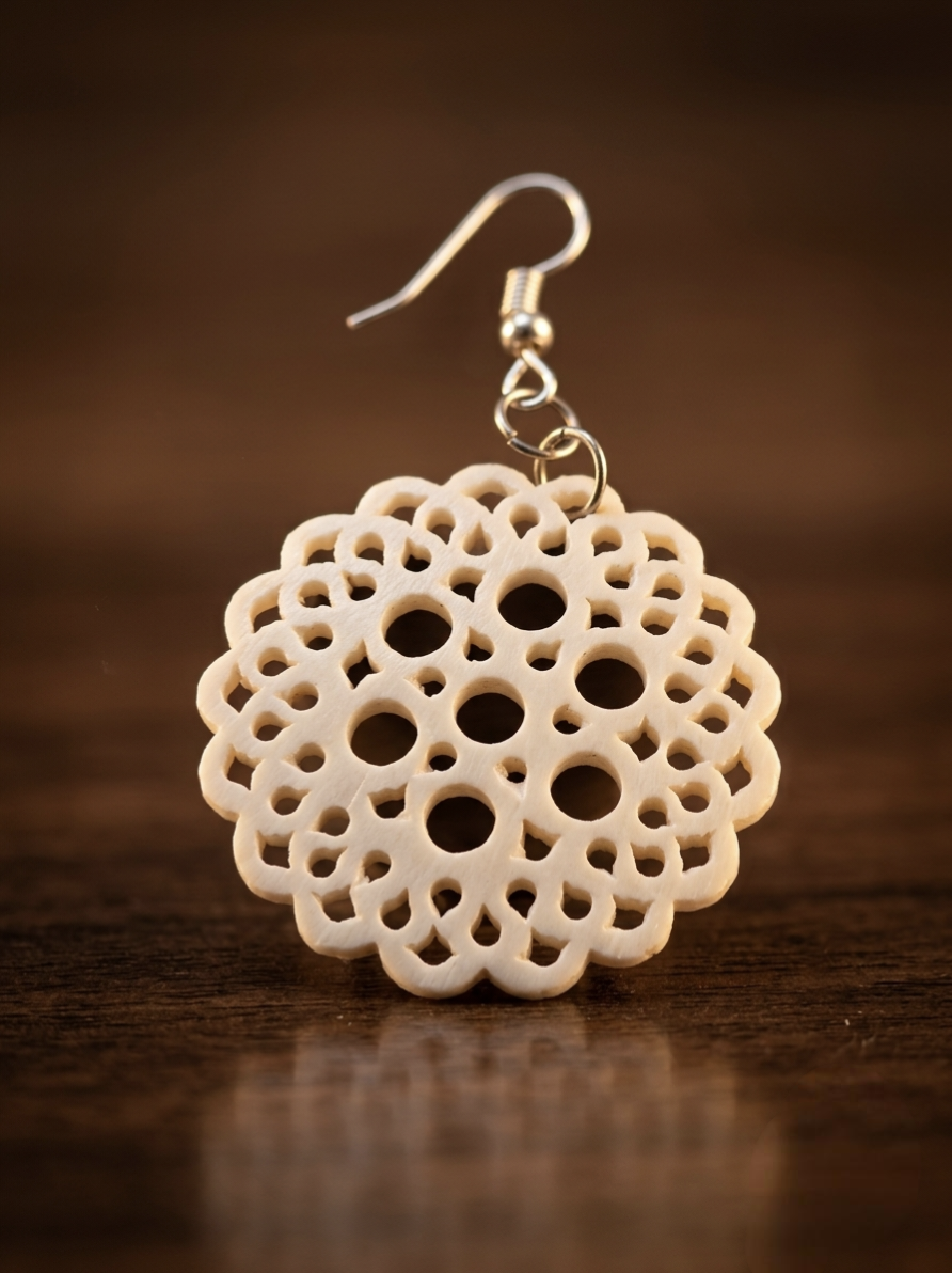 Moonlace Bone Earrings