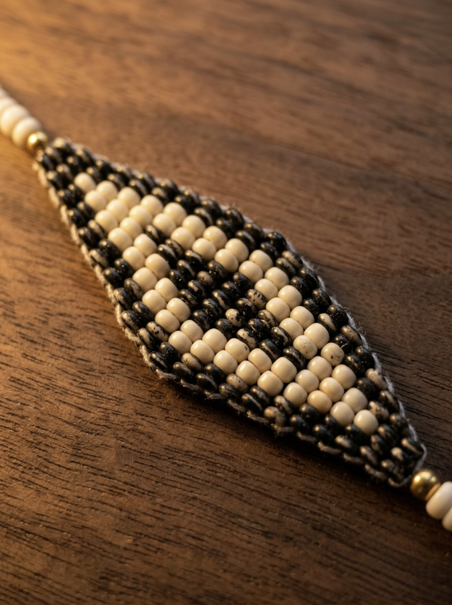 Nomad Weave Bone Bracelet