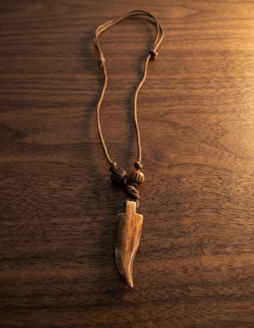 Desert Fang Bone Pendant