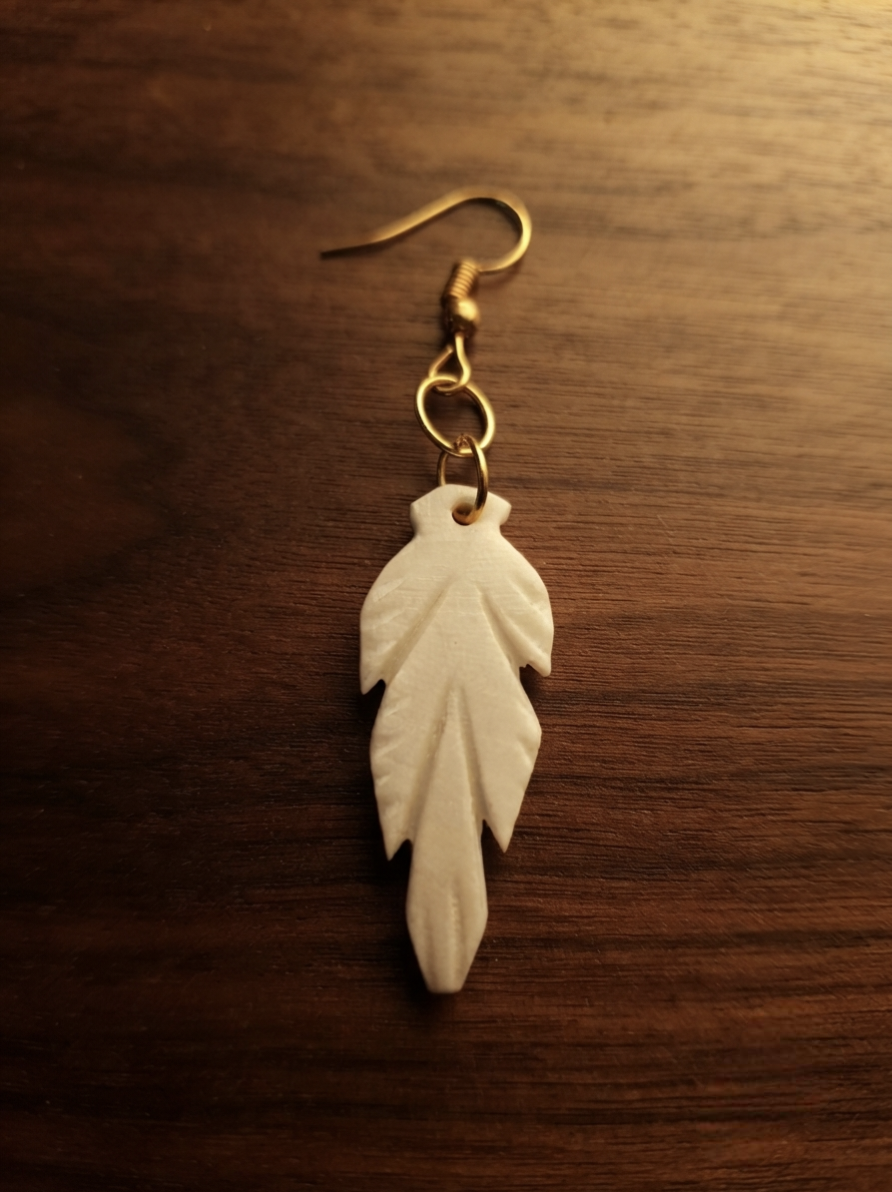 Aetherleaf Dangles Earrings Bone
