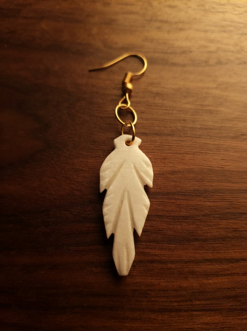 Aetherleaf Dangles Earrings Bone