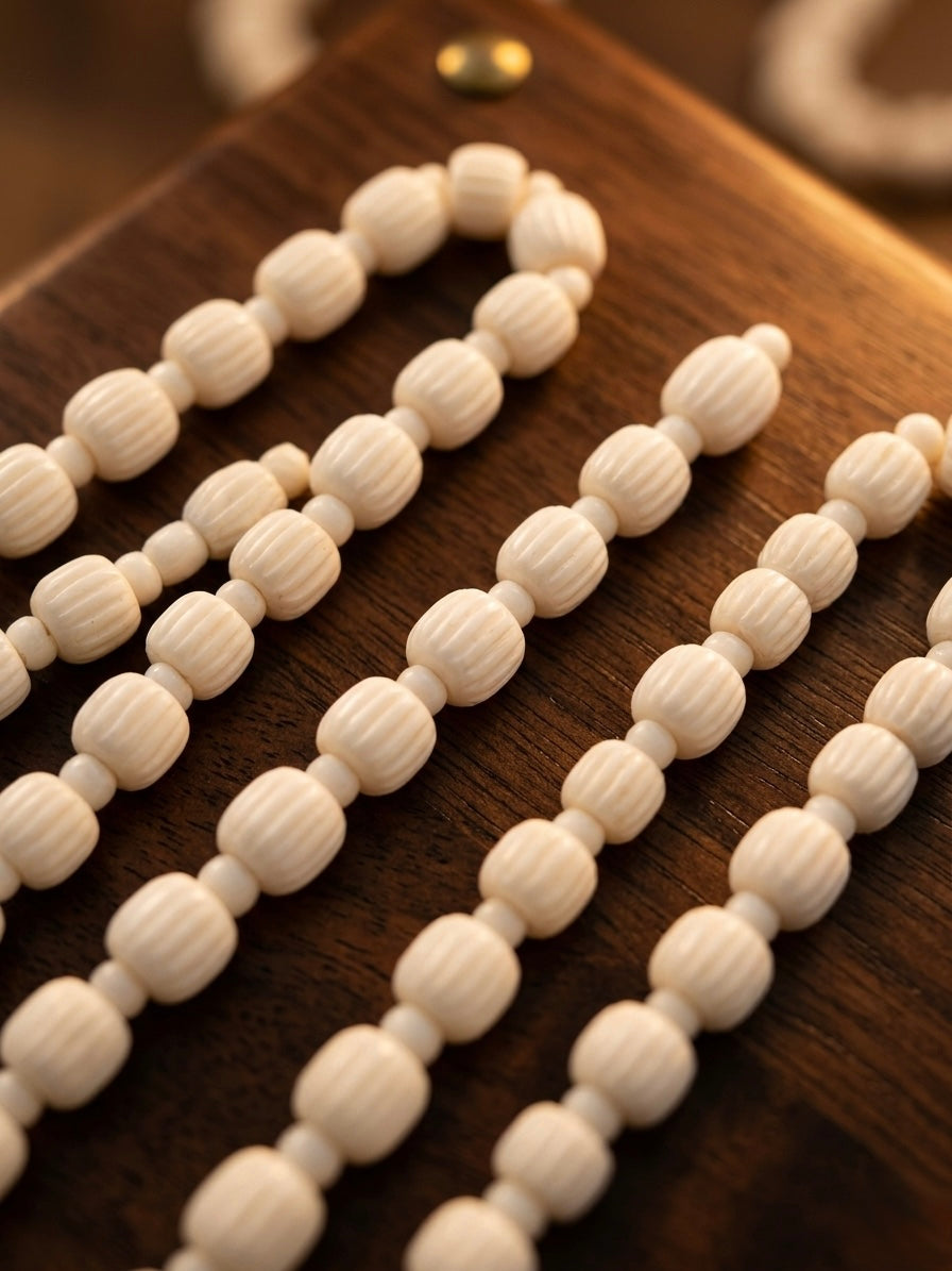 Sunflower Bone Inlay Necklace