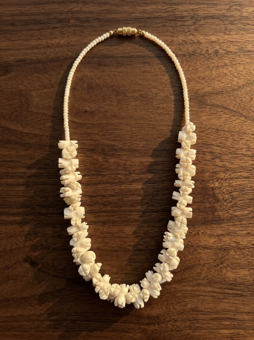 ShardBloom Bone Necklace
