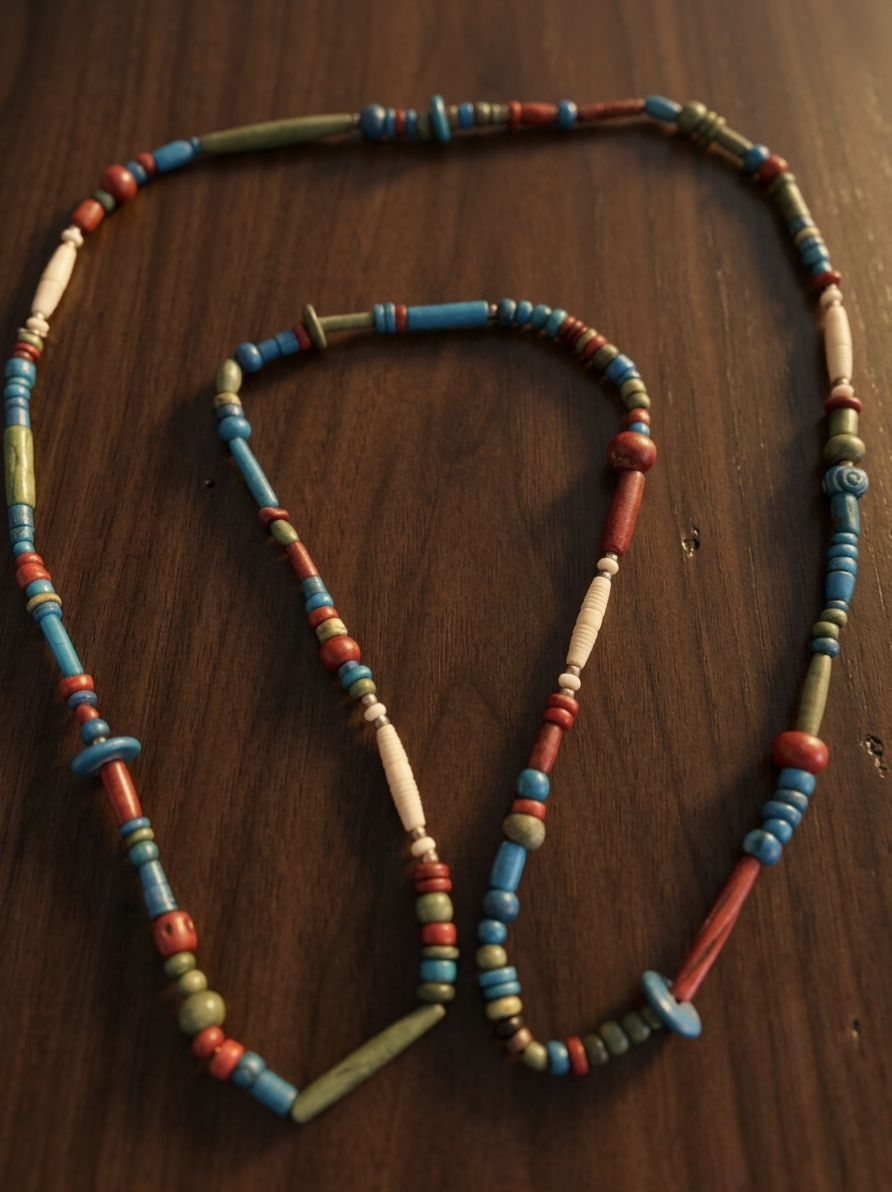 The Tribal Mosaic Mala Bone