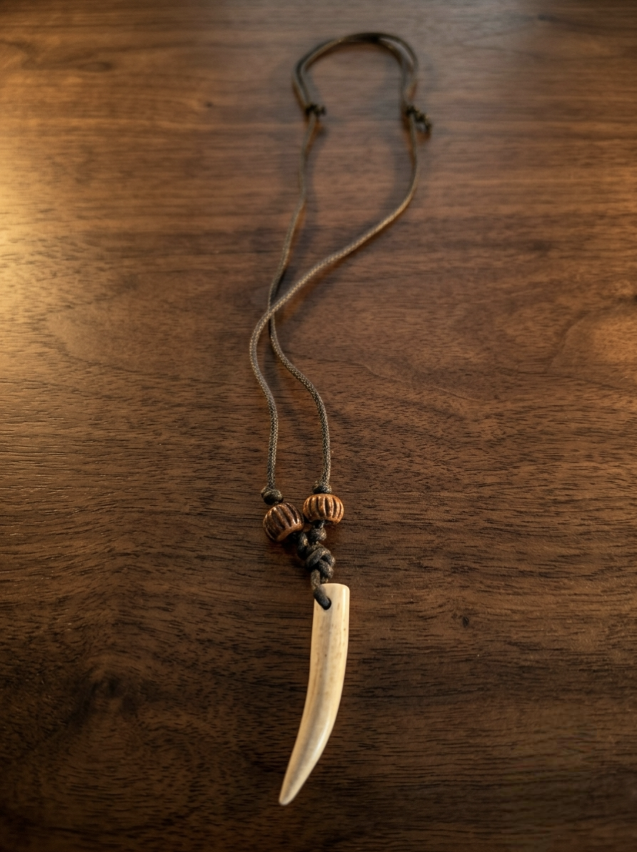 Nomad Tusk Bone Pendant