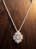 Elaris Mandala Pendant Bone