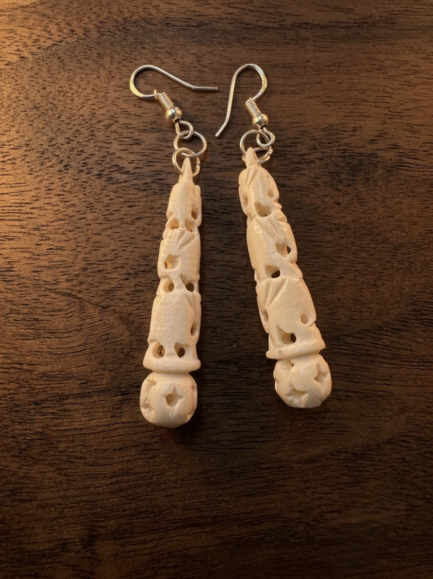 Nyxara Totem Drops Earrings