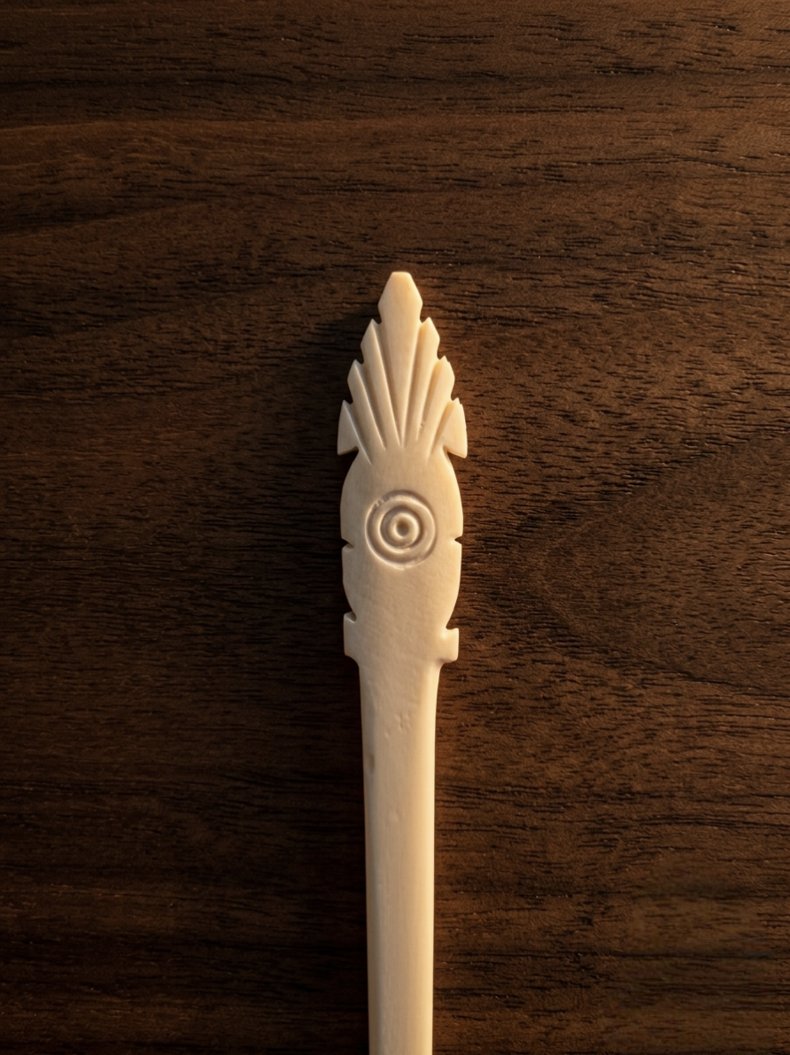 The Zenith Spire Hair Pin Bone
