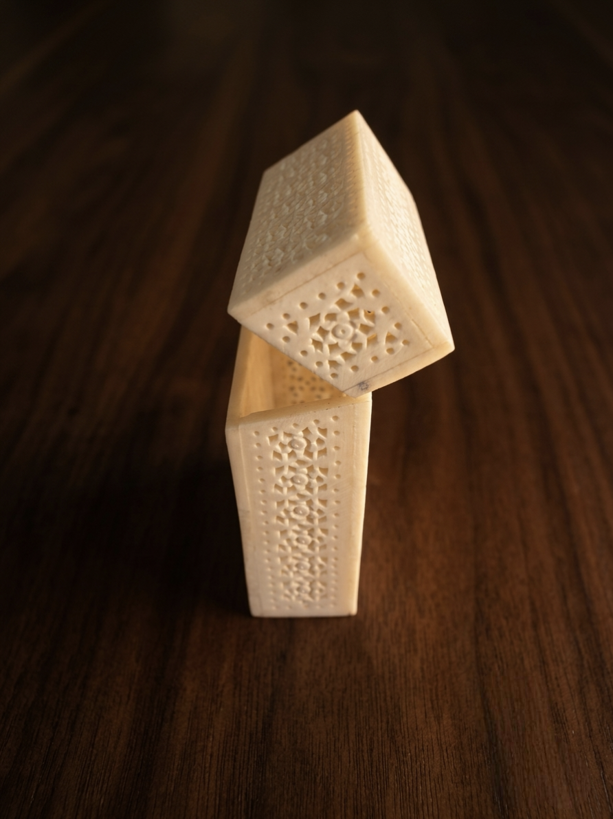 Velorune AsterLattice Bone Card Casket