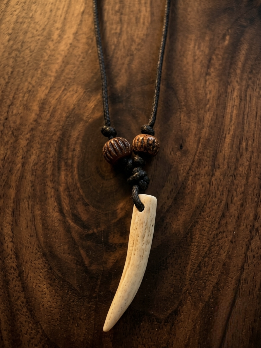 Nomad Tusk Bone Pendant