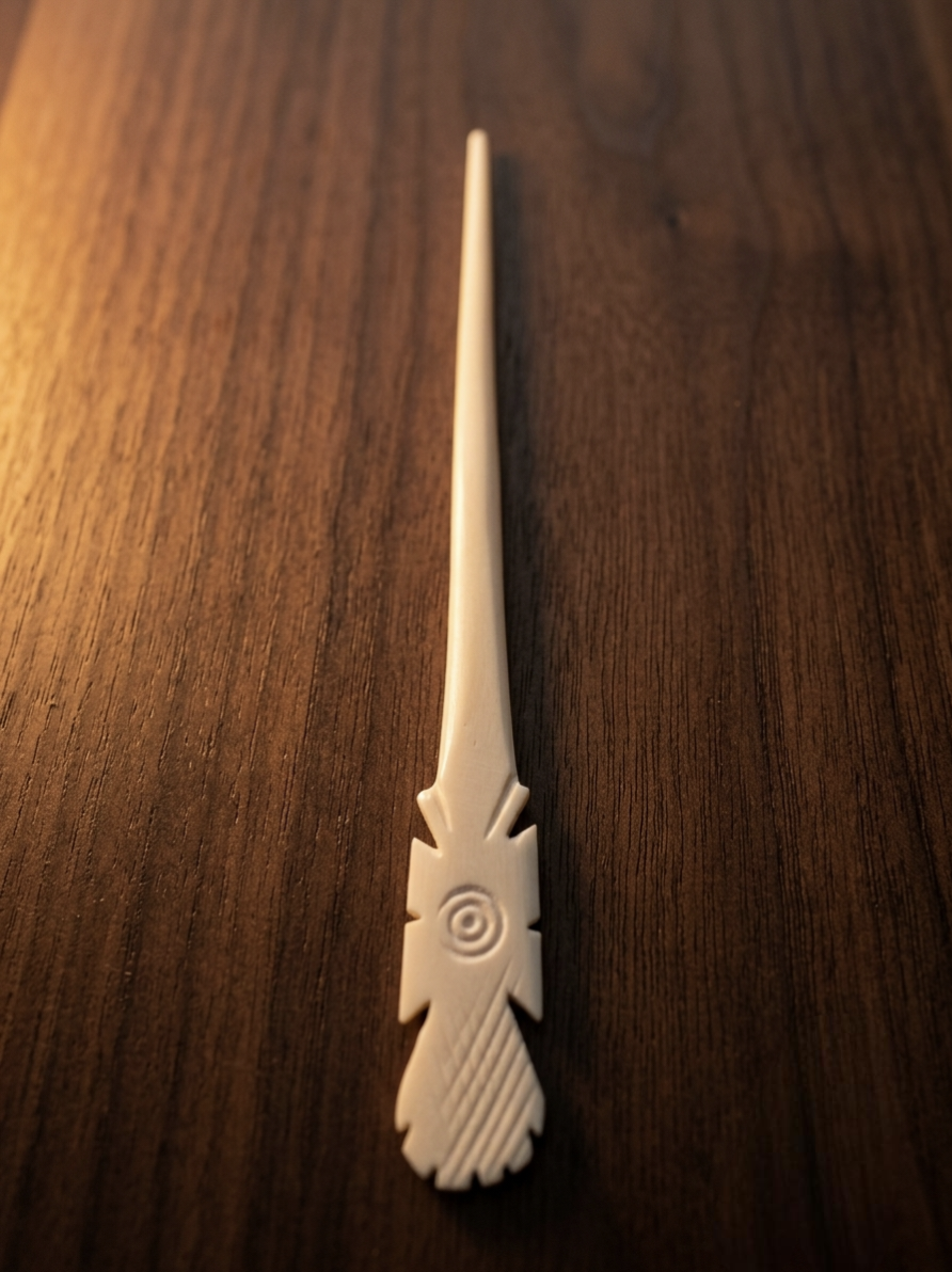 The Celestial Quill Hair Pin