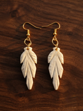 Aetherleaf Dangles Earrings Bone