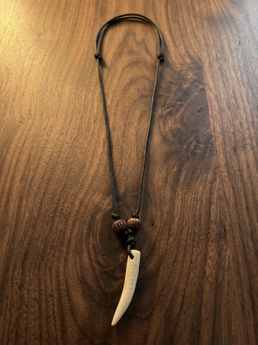 Nomad Tusk Bone Pendant