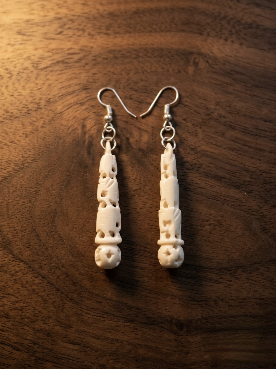 Nyxara Totem Drops Earrings