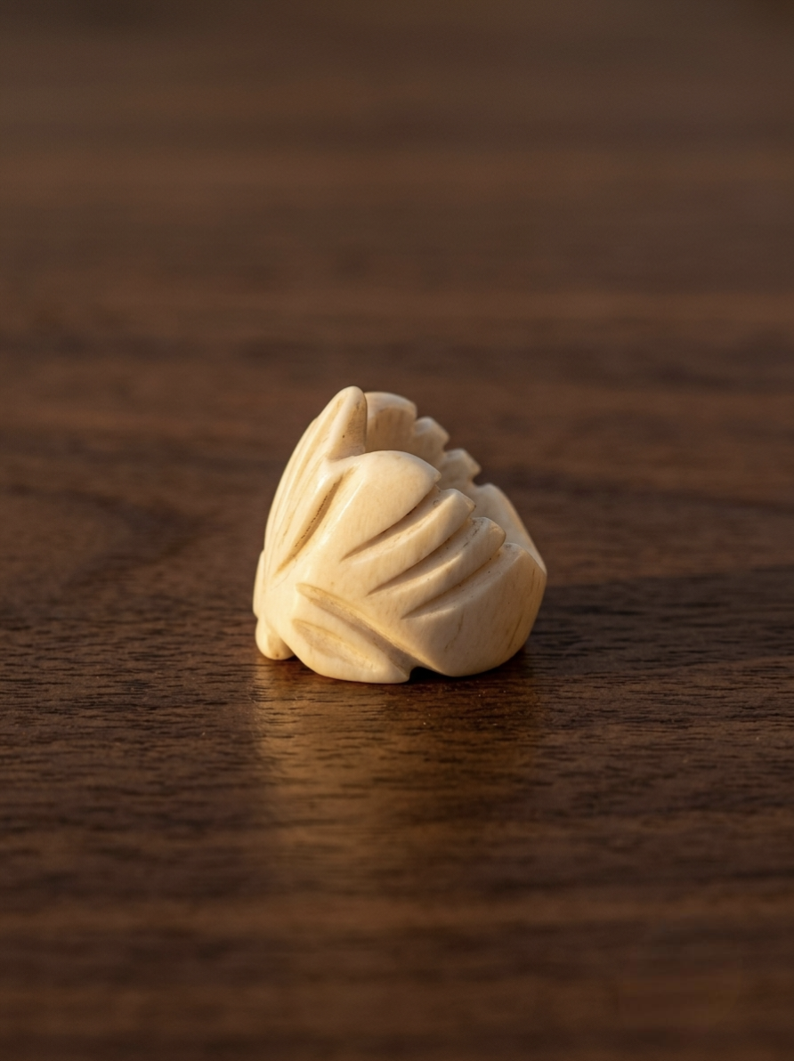 PetalCarve Bone Ring